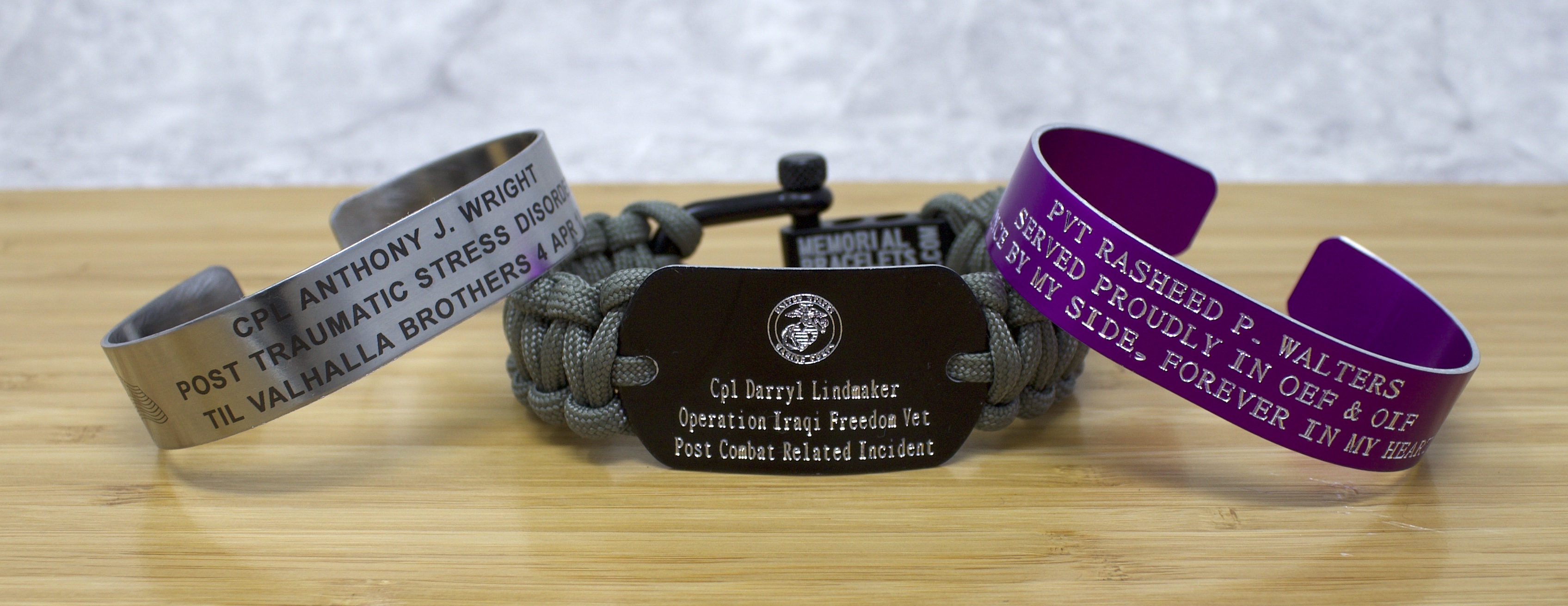 Usmc best sale memorial bracelets