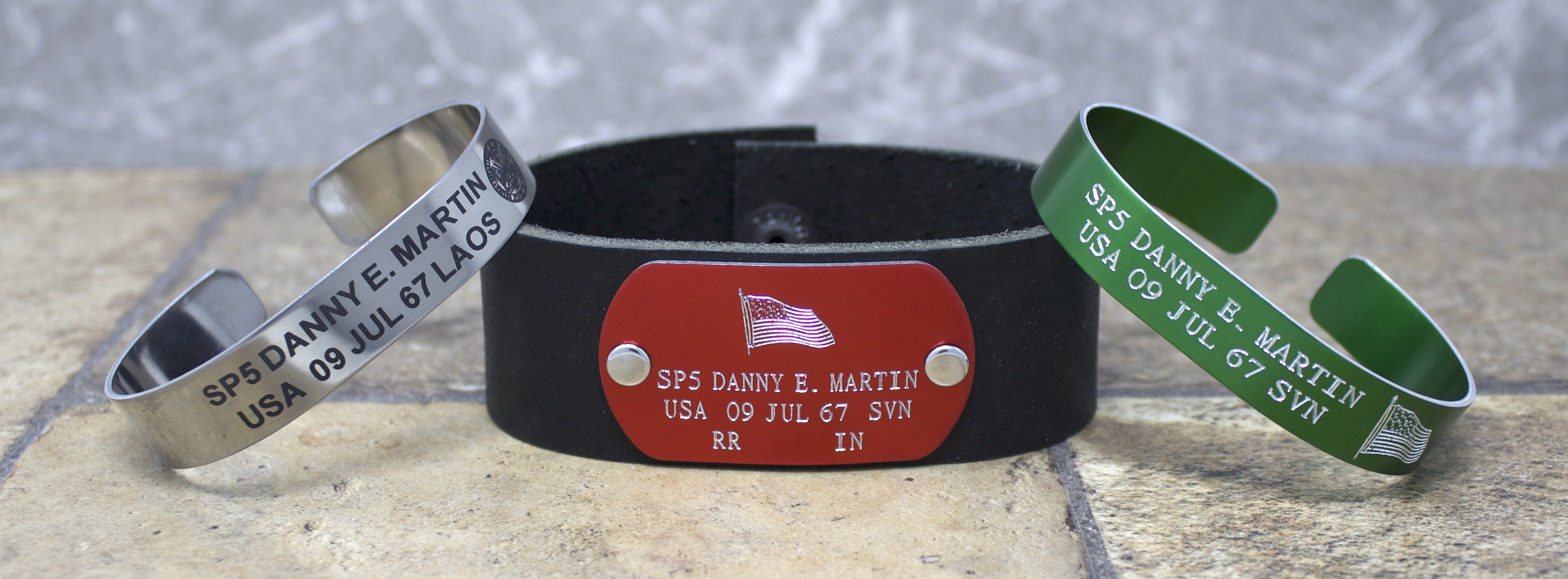 Memorial KIA Bracelet - Honor the Fallen — HittCraft Bullet Gifts