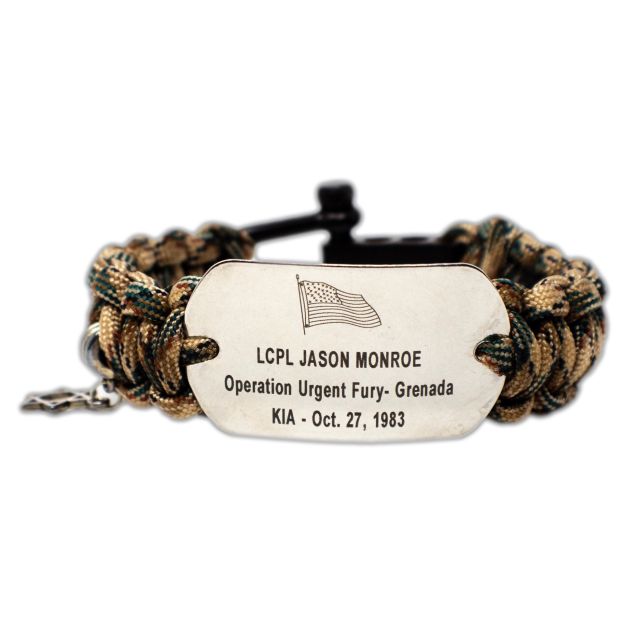 Order Paracord Custom Military KIA Bracelet at Memorial Bracelets