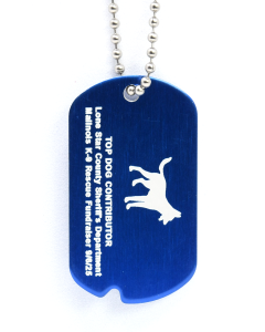 Colored Aluminum Custom Pet Dog Tag