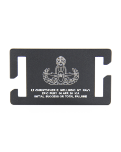  Colored Aluminum Gear Tag with White Letters