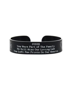 Order Pet and Military Working Dog memorial bracelets and dog memorial tags from Memorial Bracelets dot com