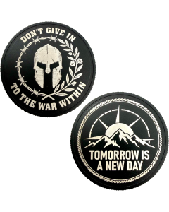 Don't Give In To The War Within Challenge Coin