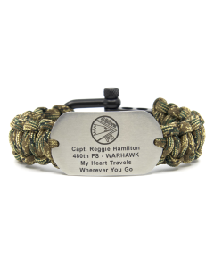 Stainless Steel Deployment Paracord Bracelet