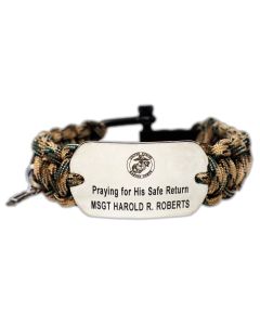 Stainless Steel Deployment Paracord Bracelet