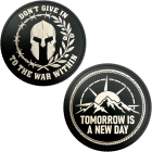 Don't Give In To The War Within Challenge Coin