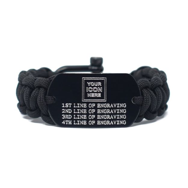 Paracord memorial bracelets hotsell