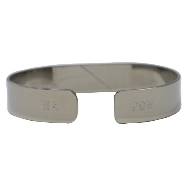 Order Recessed Stainless Steel Vietnam War POW Bracelet at